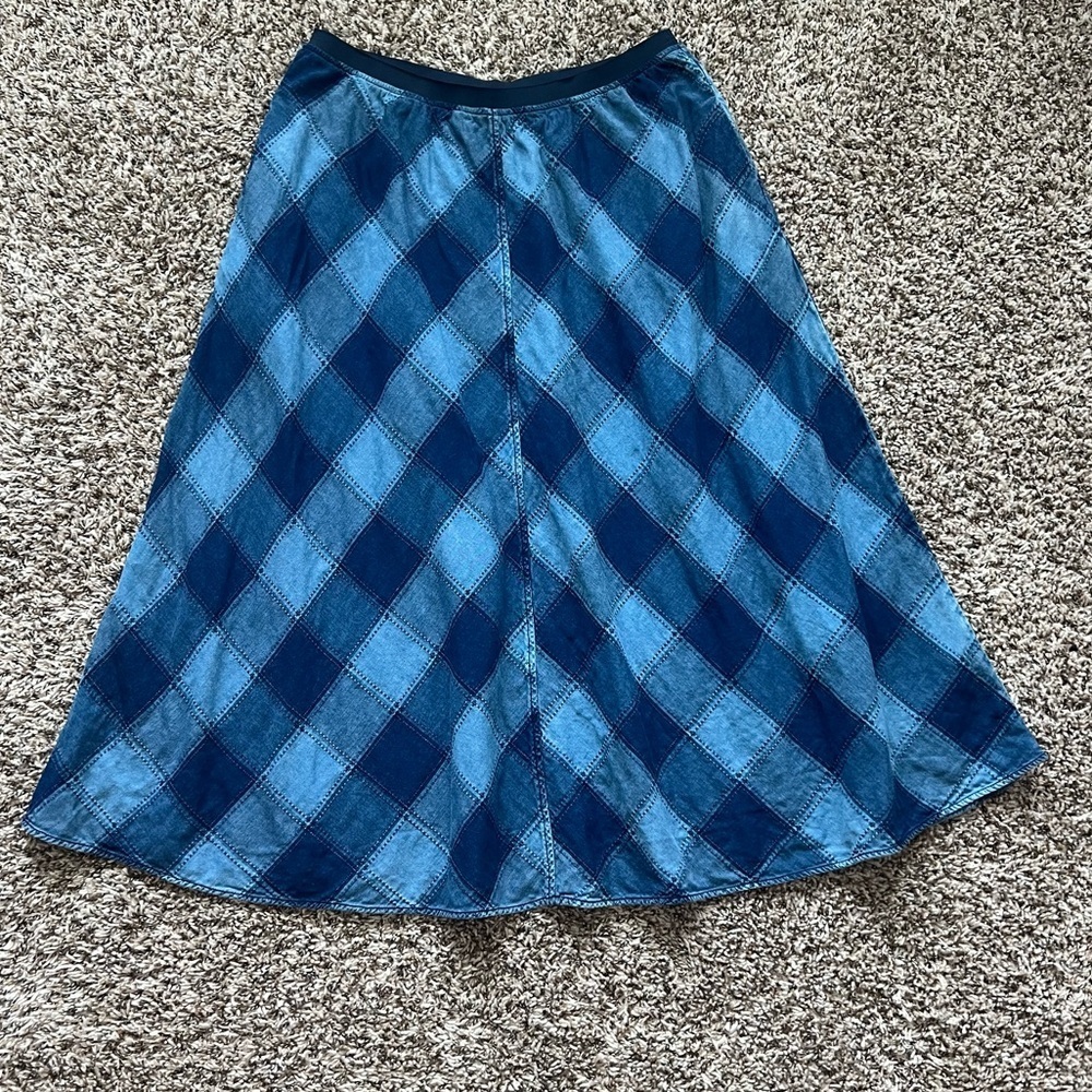 BAUM UND PFERDGARTEN  Shreela Patchwork Denim Skirt Size 44 (0657) - Picture 3 of 10